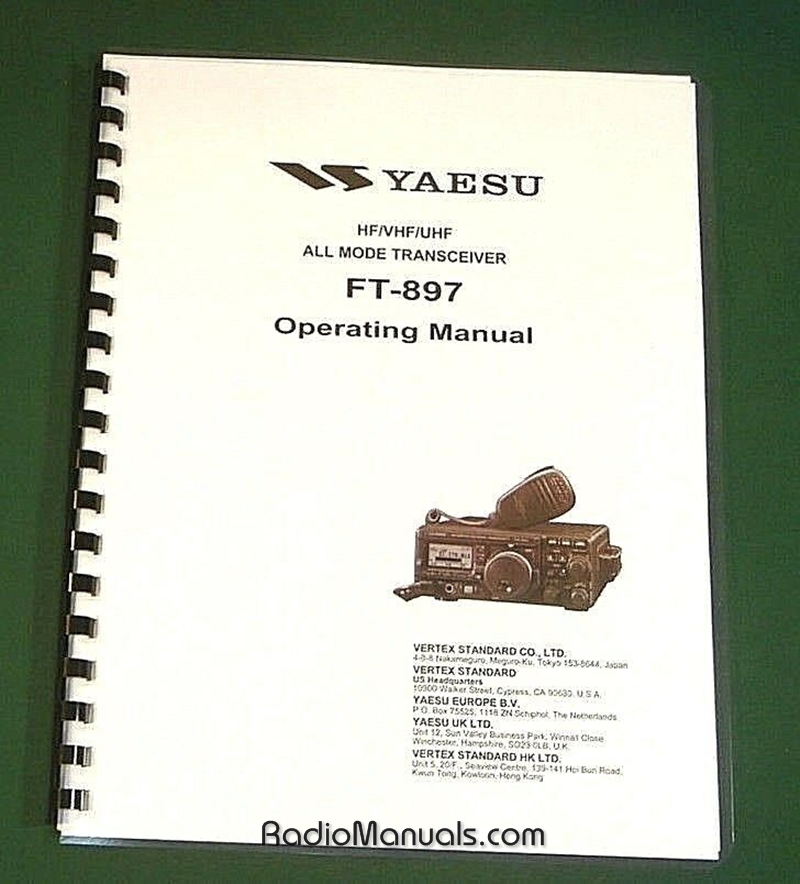 Yaesu FT-897 Instruction Manual - Click Image to Close